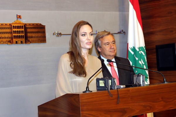 Angelina Jolie in Lebanon